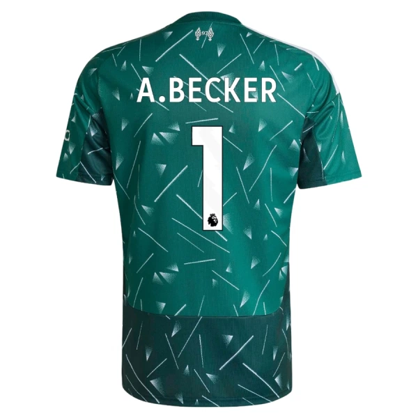 Maillot Gardien Liverpool A. Becker 1 Homme Domicile 2026-27 Verte