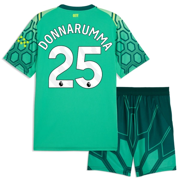 Maillot Gardien Manchester City Donnarumma 25 Enfant Domicile 2026-27 Verte