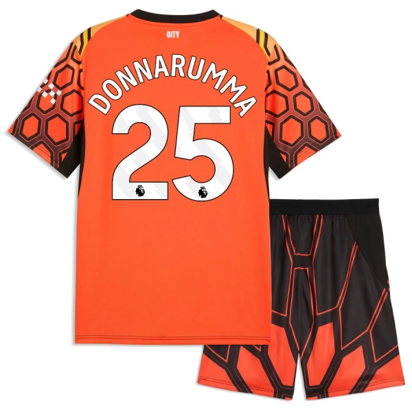 Maillot Gardien Manchester City Donnarumma 25 Enfant Third 2026-27 Orange