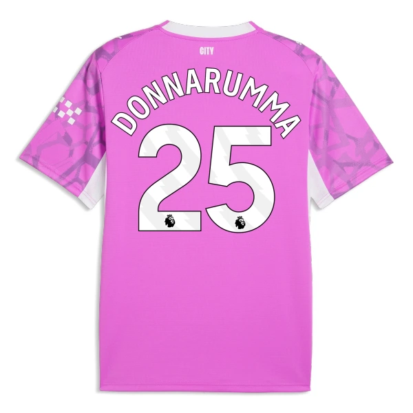 Maillot Gardien Manchester City Donnarumma 25 Homme Extérieur 2026-27 Rose