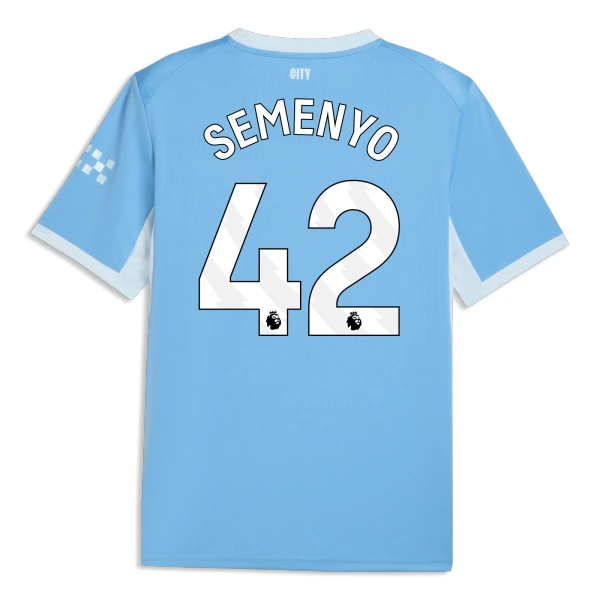 Maillot Manchester City Semenyo 42 Homme Domicile 2026-27