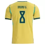 Maillot Brésil Bruno Guimaraes 8 Homme Domicile Coupe du Monde 2026