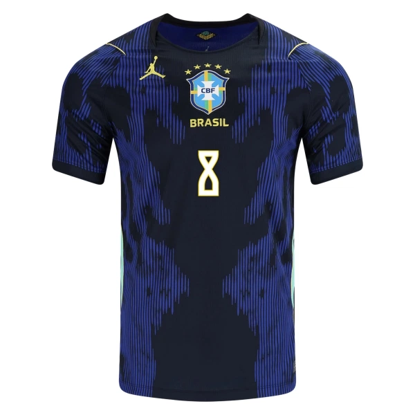 Maillot Brésil Bruno Guimaraes 8 Homme Extérieur Coupe du Monde 2026