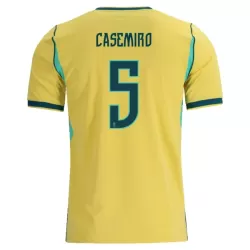 Maillot Brésil Casemiro 5 Homme Domicile Coupe du Monde 2026