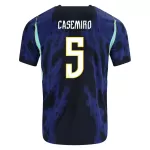 Maillot Brésil Casemiro 5 Homme Extérieur Coupe du Monde 2026