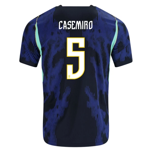 Maillot Brésil Casemiro 5 Homme Extérieur Coupe du Monde 2026
