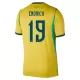 Maillot Brésil Endrick 19 Homme Domicile Coupe du Monde 2026