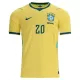 Maillot Brésil Estevao 20 Homme Domicile Coupe du Monde 2026