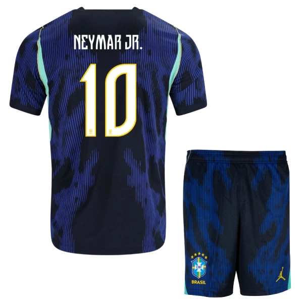 Maillot Brésil Neymar JR 10 Enfant Extérieur Coupe du Monde 2026