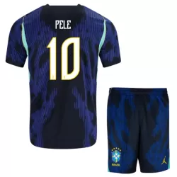 Maillot Brésil Pele 10 Enfant Extérieur Coupe du Monde 2026