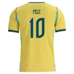 Maillot Brésil Pele 10 Homme Domicile Coupe du Monde 2026