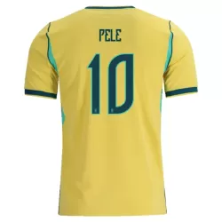 Maillot Brésil Pele 10 Homme Domicile Coupe du Monde 2026