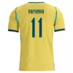 Maillot Brésil Raphinha 11 Homme Domicile Coupe du Monde 2026