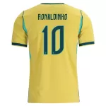 Maillot Brésil Ronaldinho 10 Homme Domicile Coupe du Monde 2026
