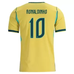 Maillot Brésil Ronaldinho 10 Homme Domicile Coupe du Monde 2026