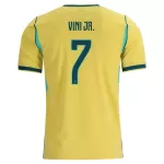 Maillot Brésil Vini JR. 7 Homme Domicile Coupe du Monde 2026