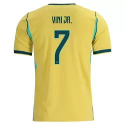Maillot Brésil Vini JR. 7 Homme Domicile Coupe du Monde 2026