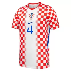 Maillot Croatie Gvardiol 4 Homme Domicile Coupe du Monde 2026