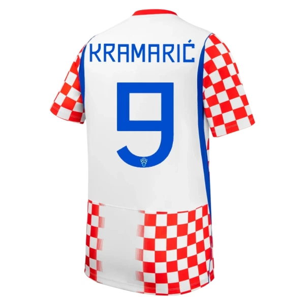 Maillot Croatie Kramaric 9 Homme Domicile Coupe du Monde 2026
