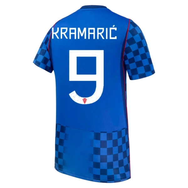 Maillot Croatie Kramaric 9 Homme Extérieur Coupe du Monde 2026