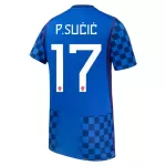 Maillot Croatie P. Sucic 17 Homme Extérieur Coupe du Monde 2026