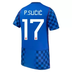 Maillot Croatie P. Sucic 17 Homme Extérieur Coupe du Monde 2026