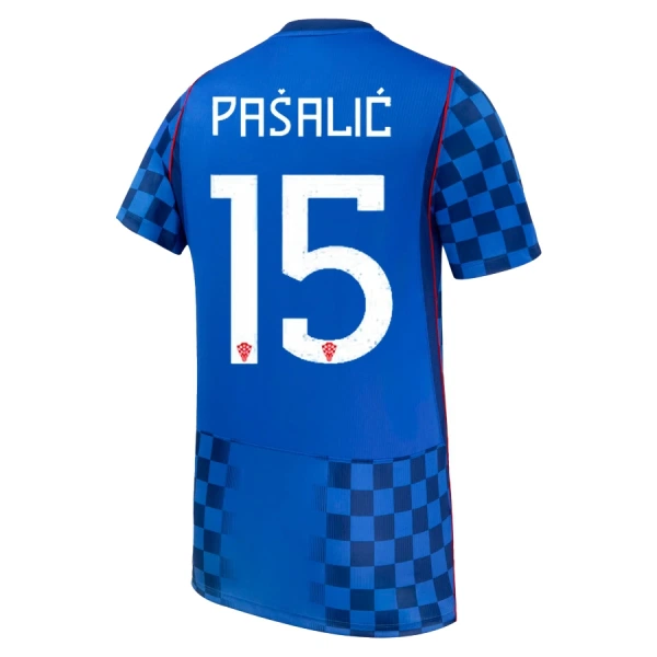 Maillot Croatie Pasalic 15 Homme Extérieur Coupe du Monde 2026
