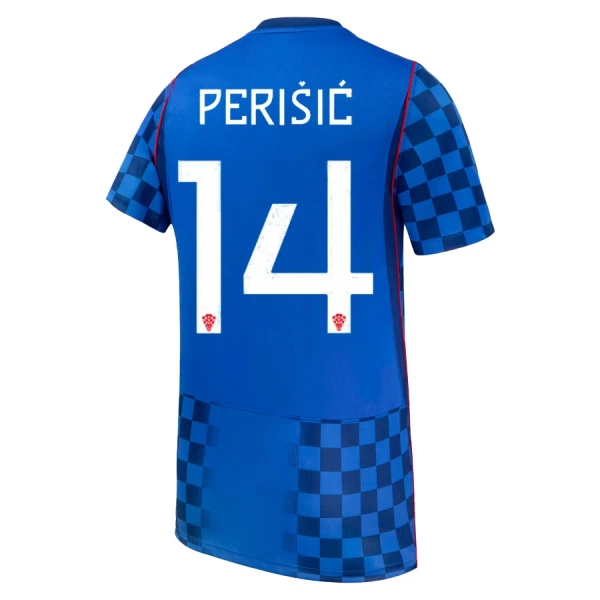 Maillot Croatie Perišić 14 Enfant Extérieur Coupe du Monde 2026