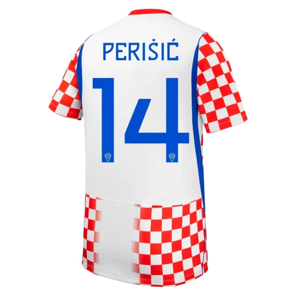 Maillot Croatie Perišić 14 Homme Domicile Coupe du Monde 2026