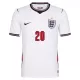 Maillot Angleterre Palmer 20 Homme Domicile Coupe du Monde 2026