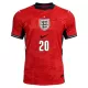Maillot Angleterre Palmer 20 Homme Extérieur Coupe du Monde 2026