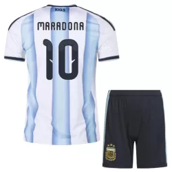 Maillot Argentine Maradona 10 Enfant Domicile Coupe du Monde 2026