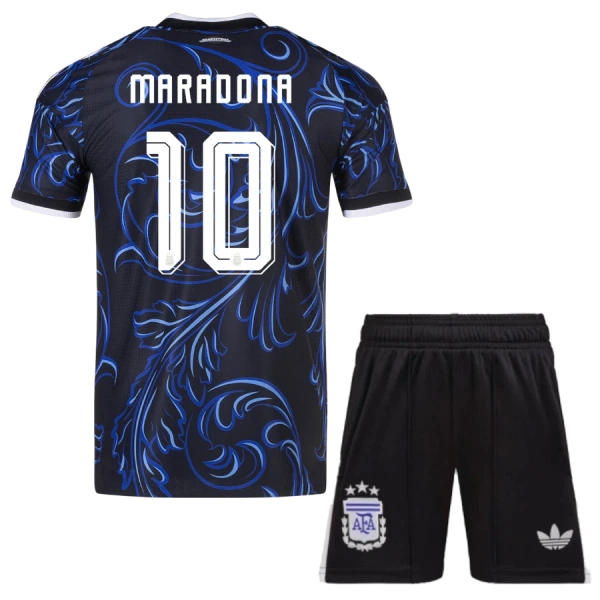 Maillot Argentine Maradona 10 Enfant Extérieur Coupe du Monde 2026
