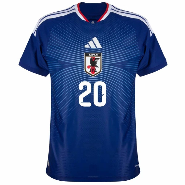 Maillot Japon Kubo 20 Homme Domicile Coupe du Monde 2026