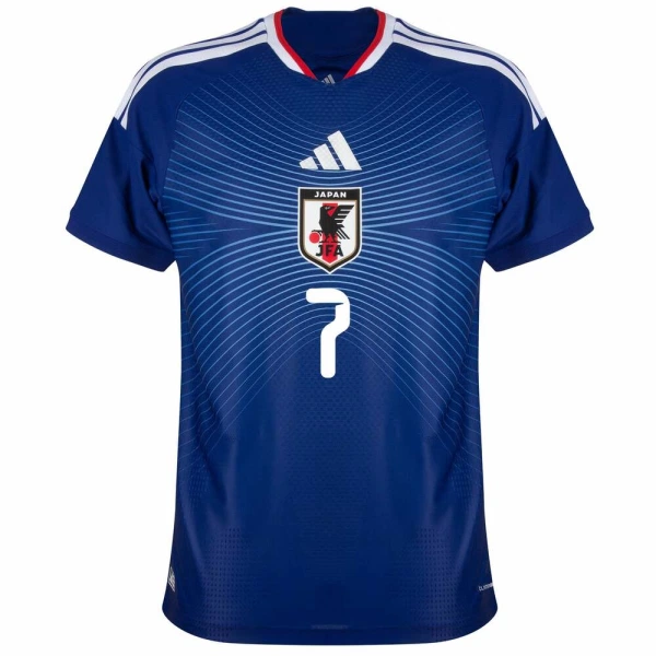 Maillot Japon Mitoma 7 Homme Domicile Coupe du Monde 2026