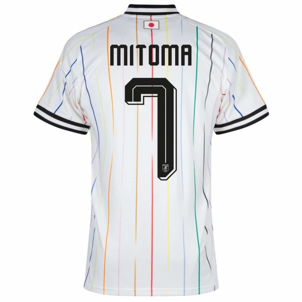 Maillot Japon Mitoma 7 Homme Extérieur Coupe du Monde 2026