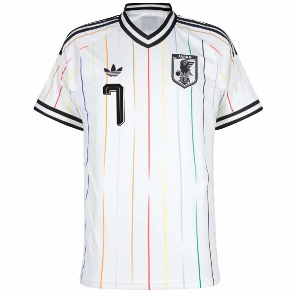 Maillot Japon Mitoma 7 Homme Extérieur Coupe du Monde 2026