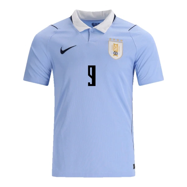 Maillot Uruguay Darwin Nunez 9 Homme Domicile Coupe du Monde 2026