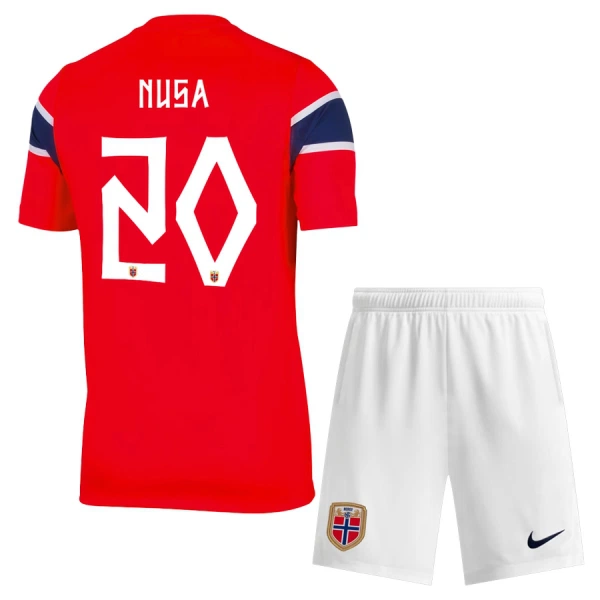Maillot Norvège Nusa 20 Enfant Domicile Coupe du Monde 2026 Maillot Norvège Nusa 20 Enfant Domicile Coupe du Monde 2026