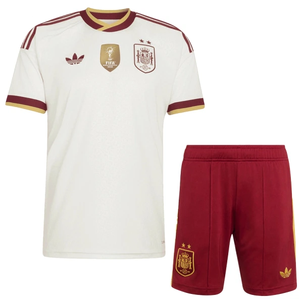 Maillot Espagne 2 Stars Enfant Extérieur Coupe du Monde 2026 Maillot Espagne 2 Stars Enfant Extérieur Coupe du Monde 2026