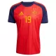 Maillot Espagne 2 Stars Lamine Yamal 19 Homme Domicile Coupe du Monde 2026