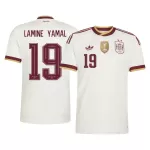 Maillot Espagne 2 Stars Lamine Yamal 19 Homme Extérieur Coupe du Monde 2026