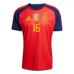 Maillot Espagne 2 Stars Rodrigo 16 Enfant Domicile Coupe du Monde 2026
