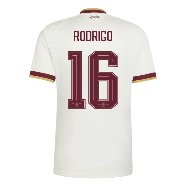 Maillot Espagne 2 Stars Rodrigo 16 Enfant Extérieur Coupe du Monde 2026