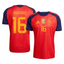 Maillot Espagne 2 Stars Rodrigo 16 Homme Domicile Coupe du Monde 2026 Maillot Espagne 2 Stars Rodrigo 16 Homme Domicile Coupe du Monde 2026