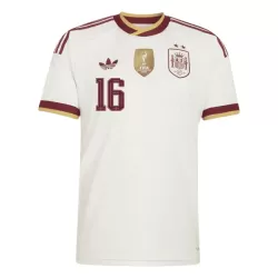 Maillot Espagne 2 Stars Rodrigo 16 Homme Extérieur Coupe du Monde 2026