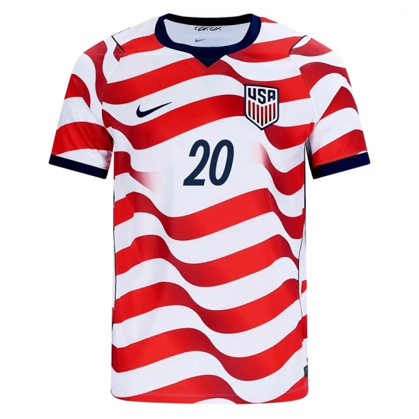 Maillot États-Unis Balogun 20 Homme Domicile Coupe du Monde 2026