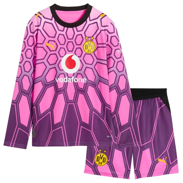 Maillot Gardien Borussia Dortmund Enfant Extérieur 2026-27 Rose Manches Longues Maillot Gardien Borussia Dortmund Enfant Extérieur 2026-27 Rose Manches Longues