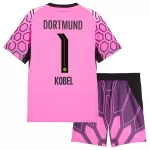 Maillot Gardien Borussia Dortmund Kobel 1 Enfant Extérieur 2026-27 Rose