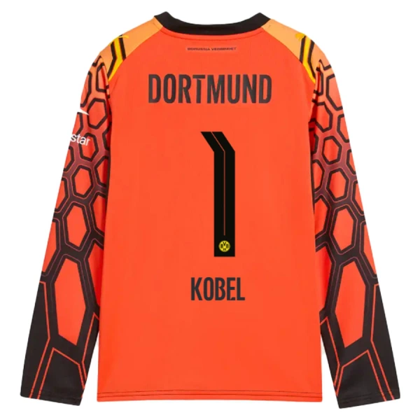Maillot Gardien Borussia Dortmund Kobel 1 Homme Domicile 2026-27 Orange Manches Longues Maillot Gardien Borussia Dortmund Kobel 1 Homme Domicile 2026-27 Orange Manches Longues